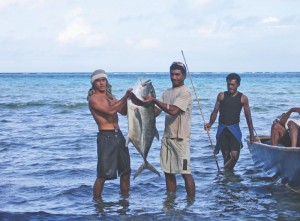 Fishing boys in Kubulau