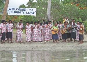 Kiobo Welcome at Namena Marine Reserve
