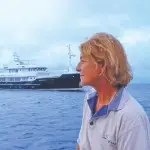 Carol Dunlop with MV Surprise