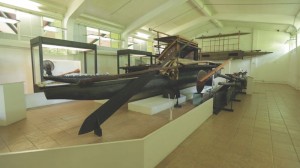 Fiji Museum antique canoe