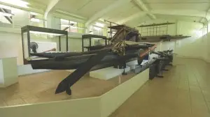 Fiji Museum antique canoe