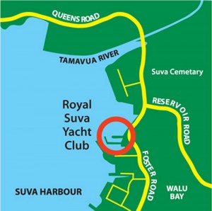 Royal Suva Yacht Club Location