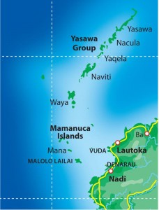 Yasawa and Mamanuca Islands Map