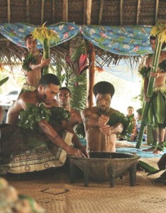 Formal Sevuevu ceremony
