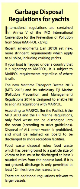 Garbage Disposal Regulations