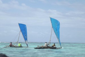 Seta grew up sailing traditional Camakau