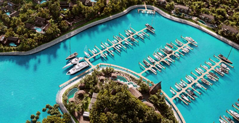 Idyllically located in the spectacular Savusavu Harbour, a port of entry to Fiji, the Nawi Island Marina welcomes the international yachting community with its 132 modern slips, providing safe and secure berths for monohull yachts, catamarans and superyachts.