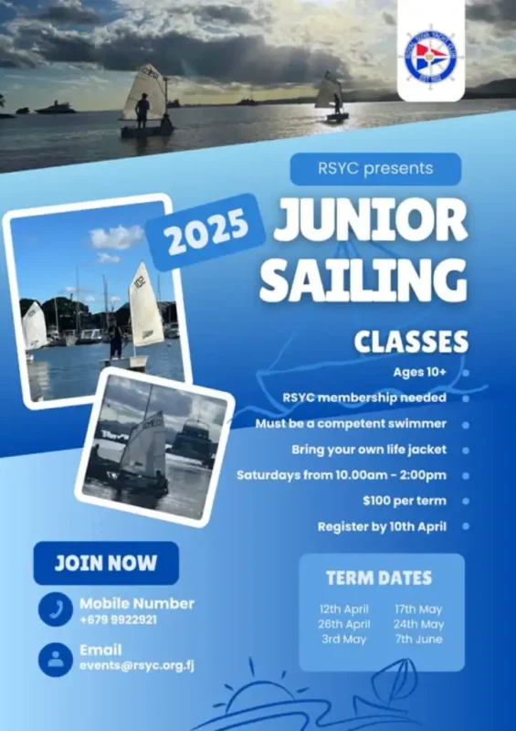 RSYC Presents 2025 Junior Sailing Classes