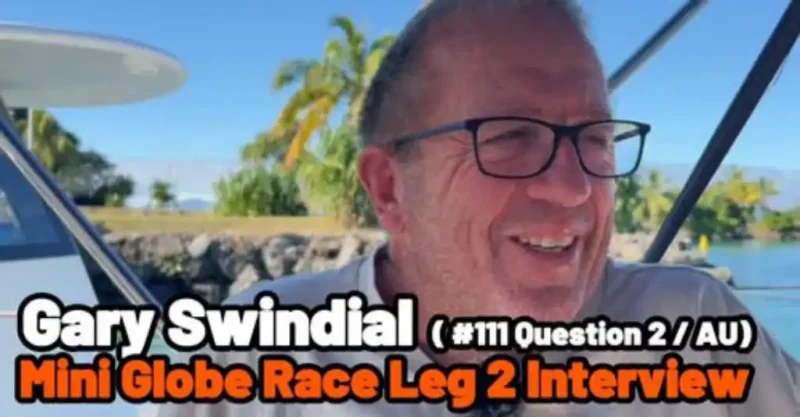 Interview with Mini Globe Race 2025 Gary Swindail @ Vuda Marina #MGB2025