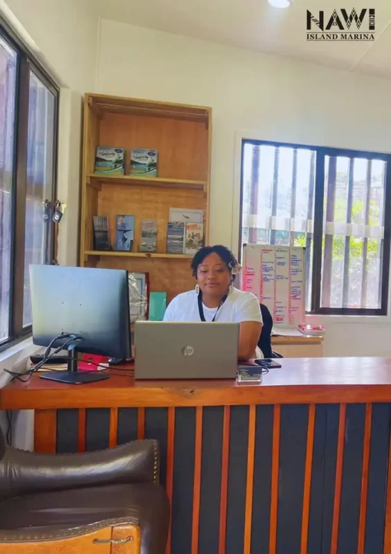 Nawi Island Marina Office is now open