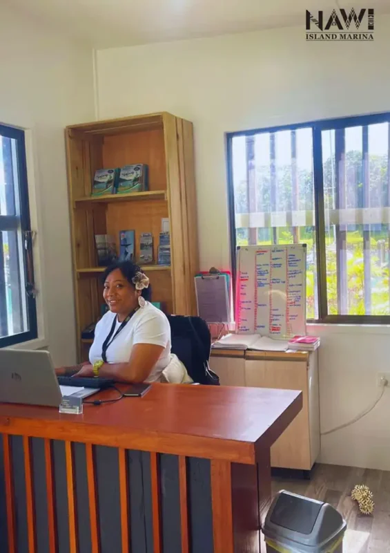 Nawi Island Marina Office is now open