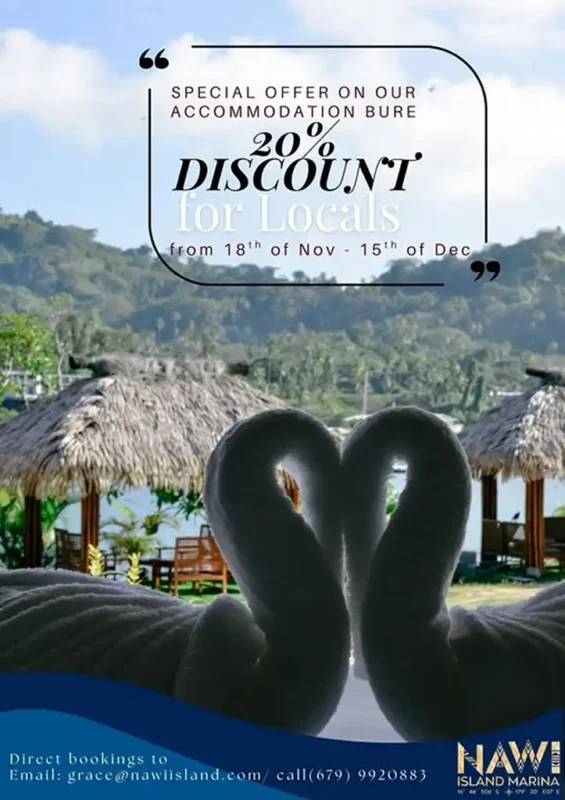 Nawi Island Marina are offering a 20% discount for locals