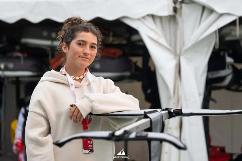 Emilie Wade, 15, is a rising star in Fijian sailing and comes from a family steeped in the sport